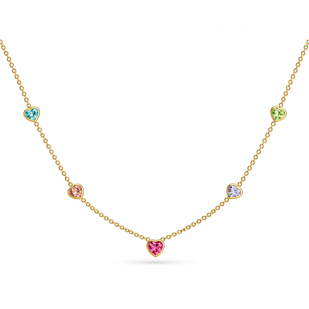Heart Drop Tanmaniya Necklace