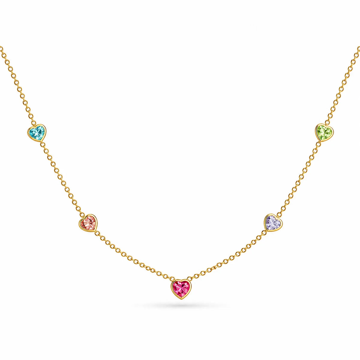 Heart Drop Tanmaniya Necklace