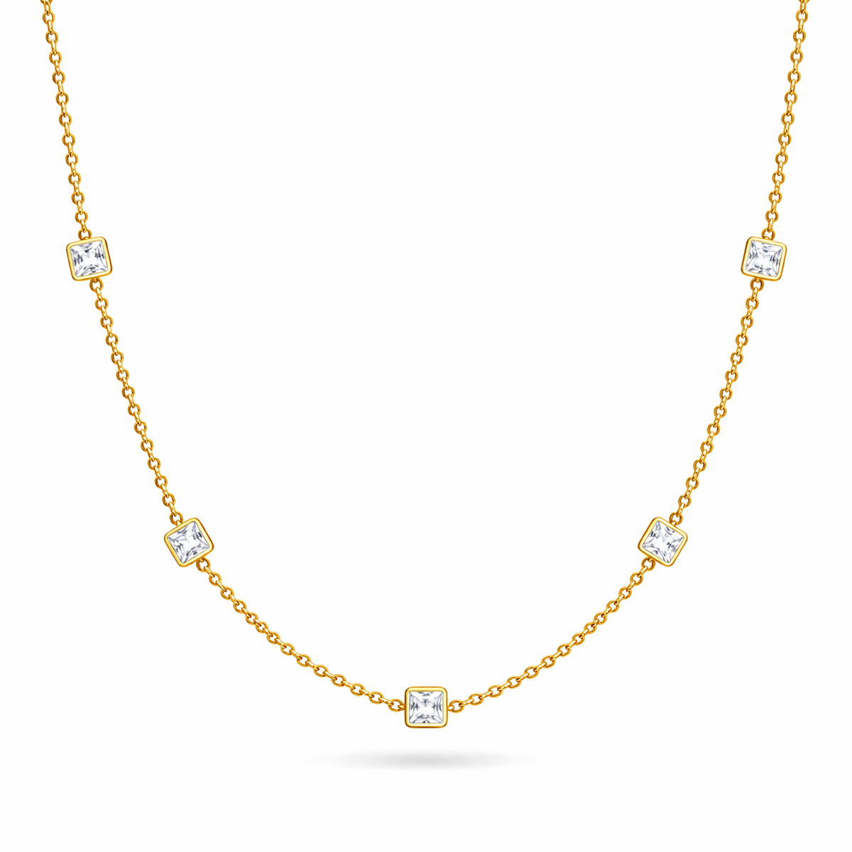 Square Stone Tanmaniya Necklace