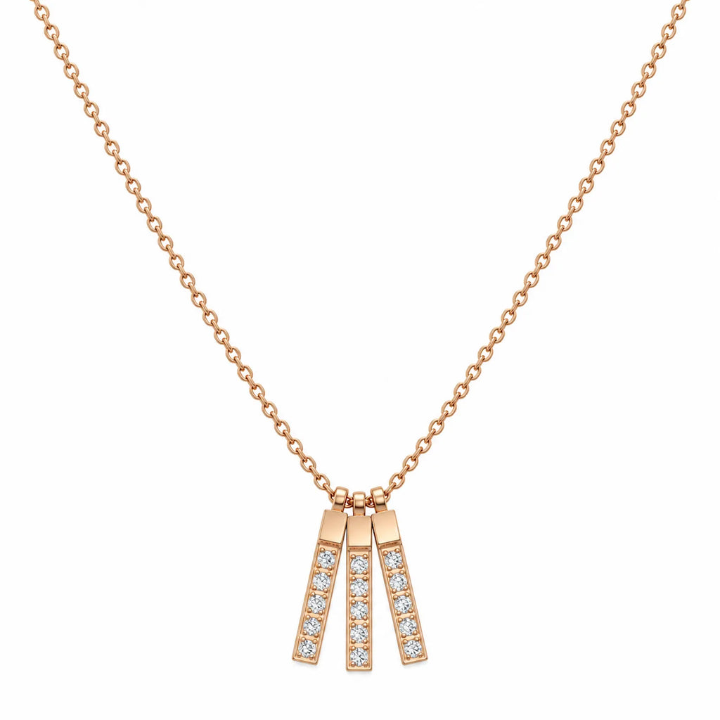 Diamond Bar Necklace