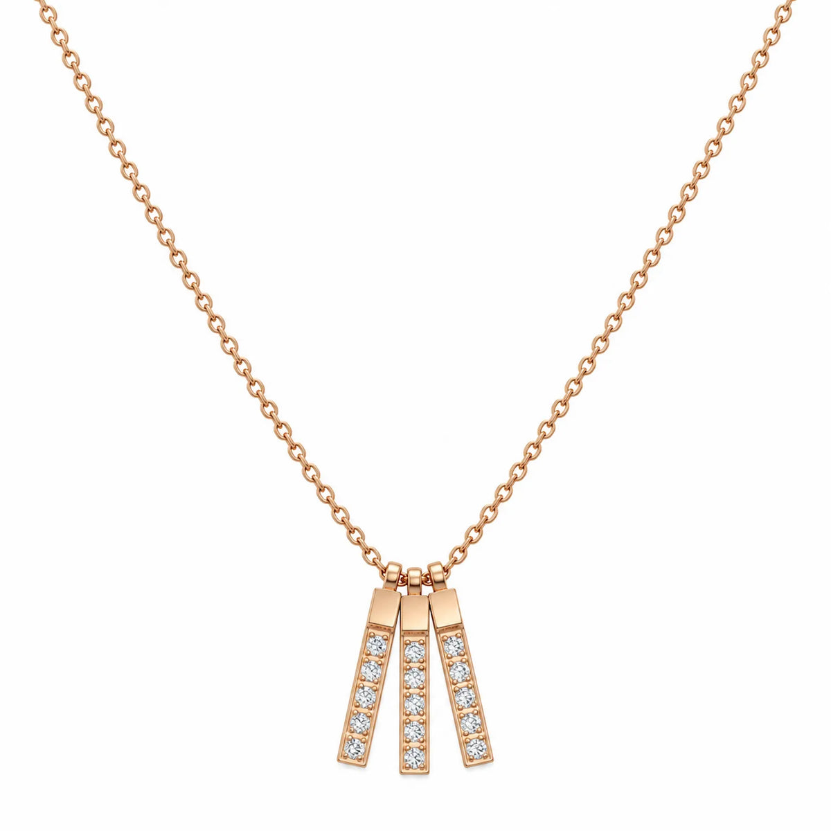 Diamond Bar Necklace