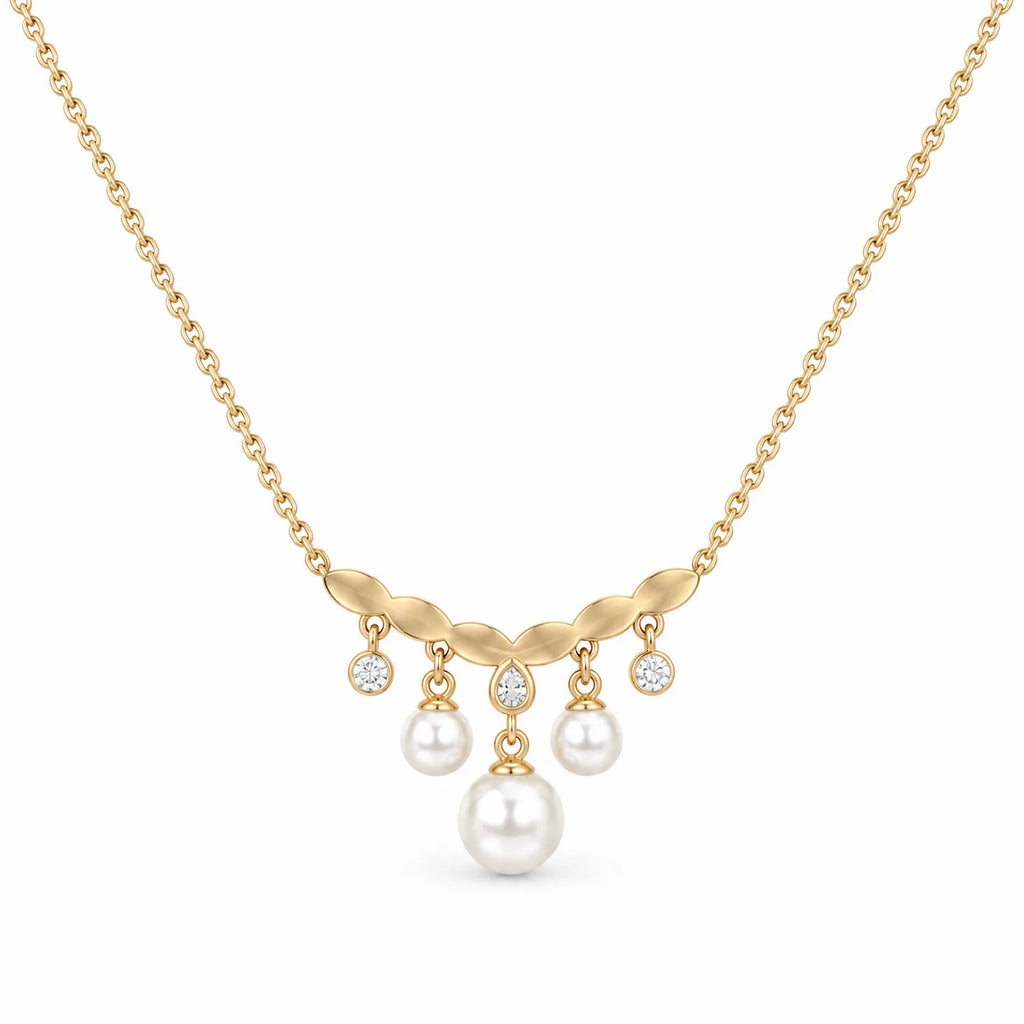 Dangling Pearl Necklace