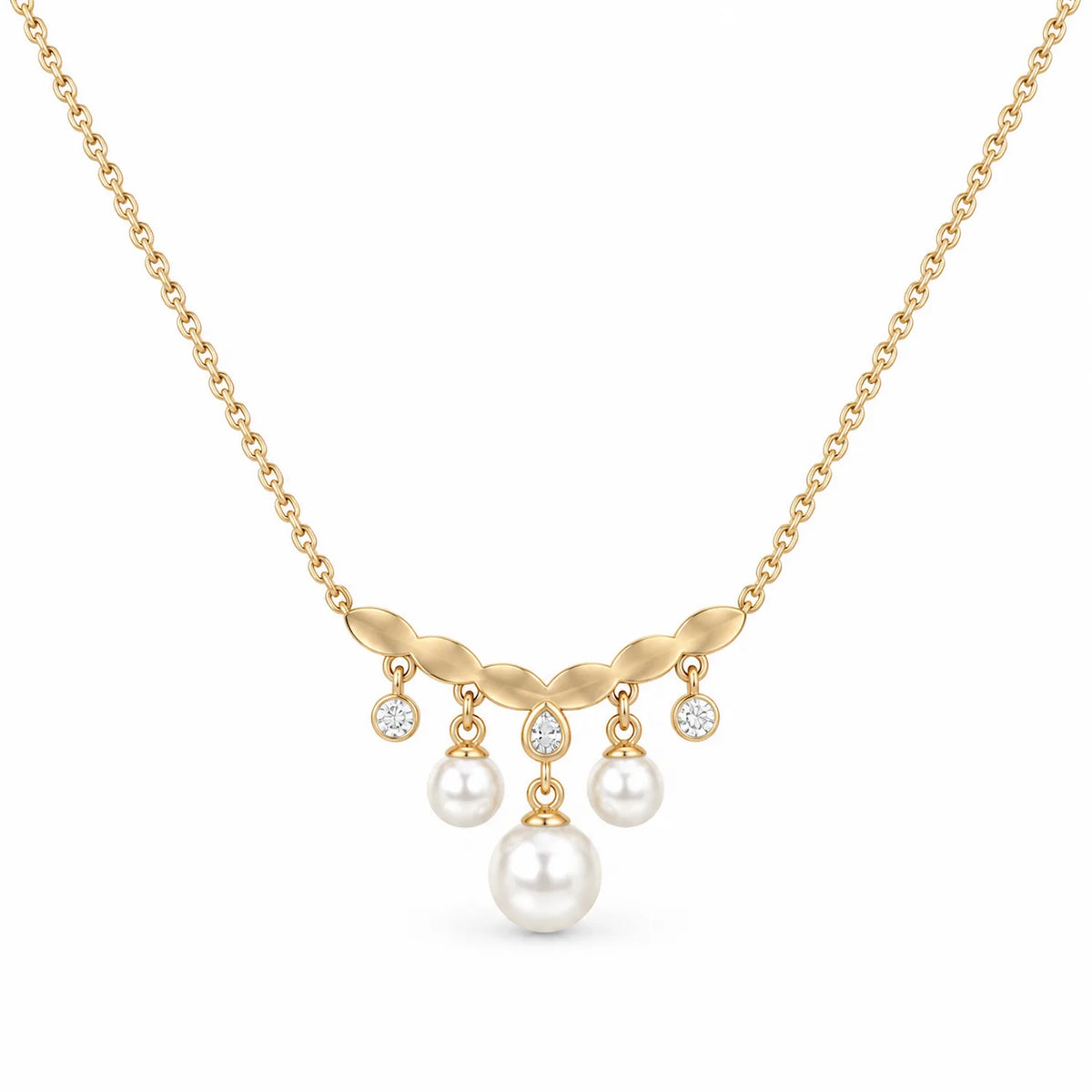 Dangling Pearl Necklace