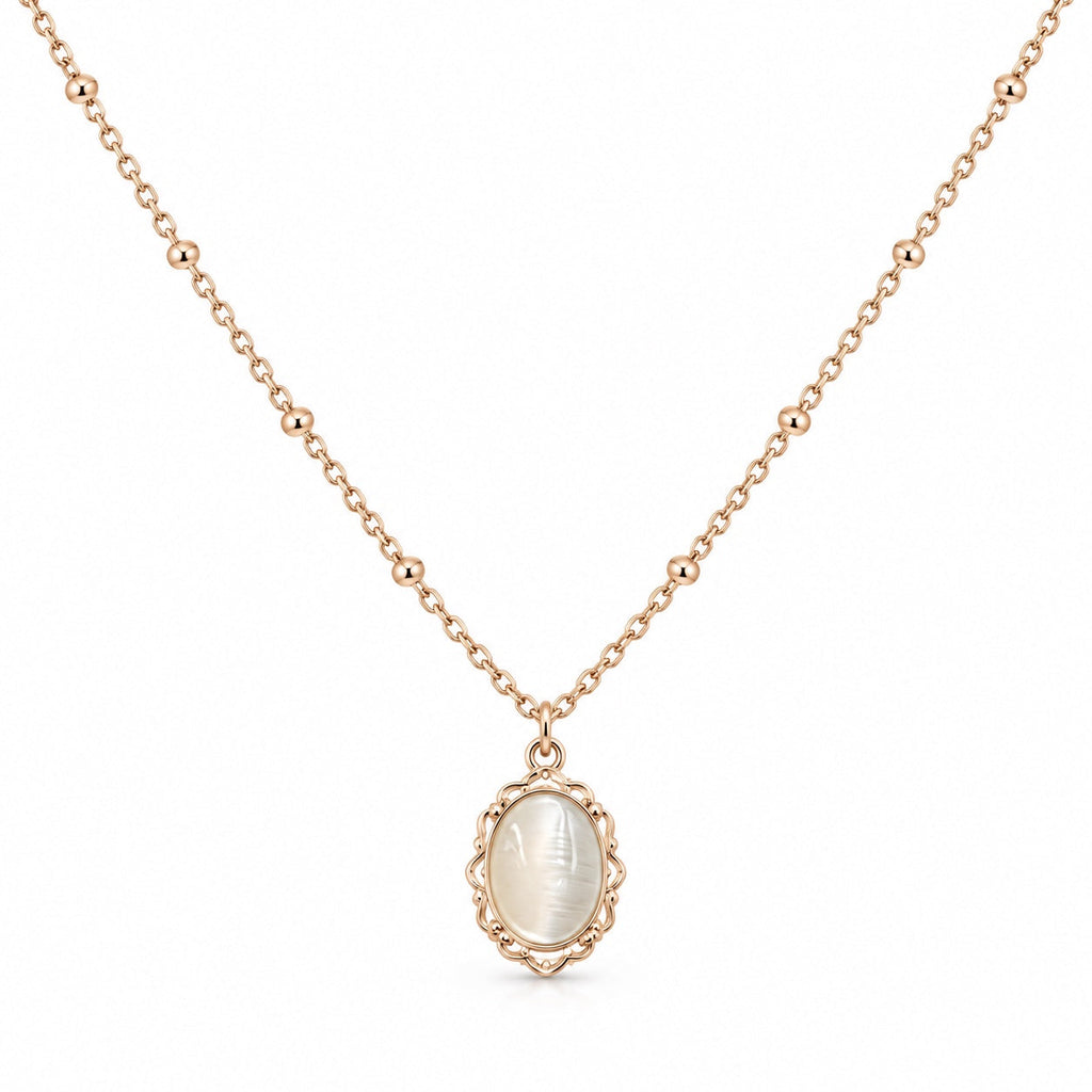 Oval Charm Necklace
