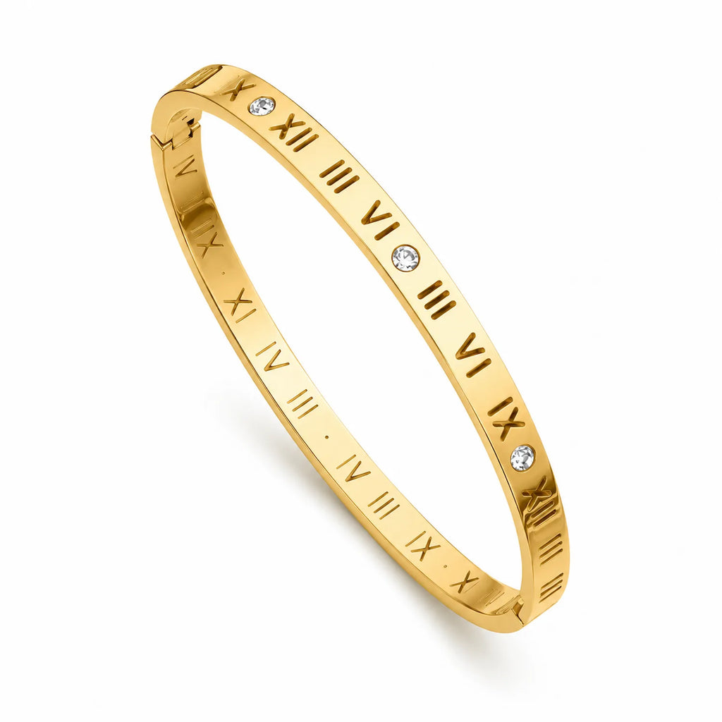Roman Number with Diamond Kada