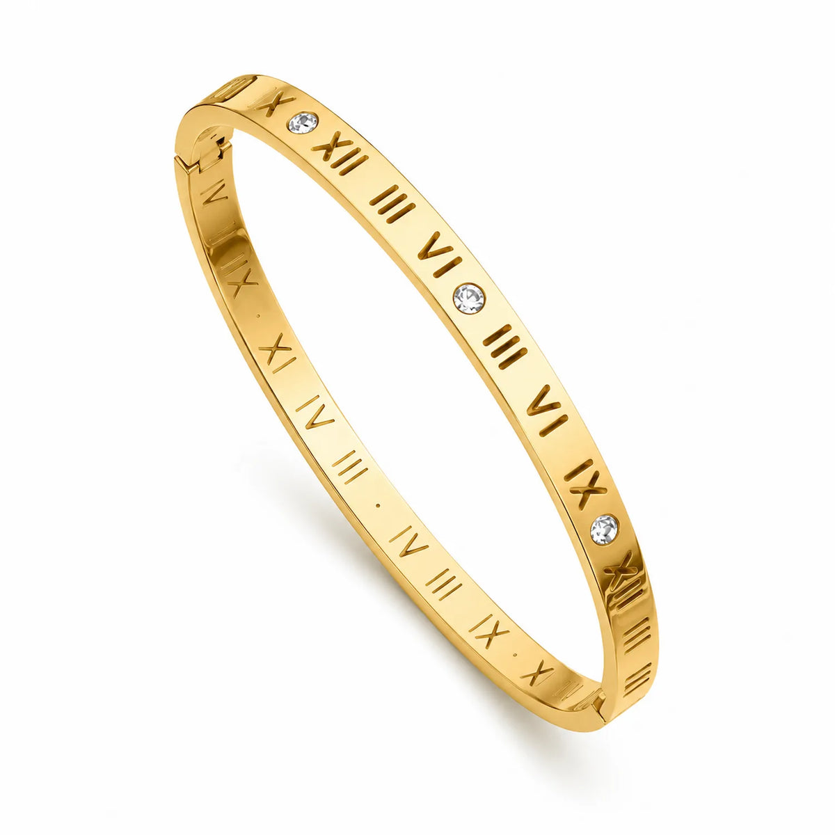 Roman Number with Diamond Kada