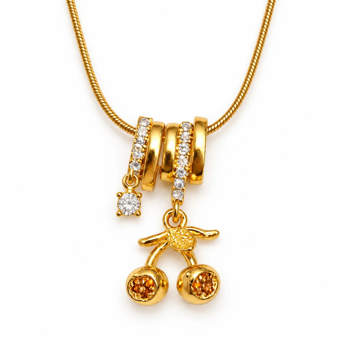 Cherry Glimmer Necklace