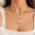 Layer Evil eye Necklace