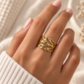 Molten Mesh Ring