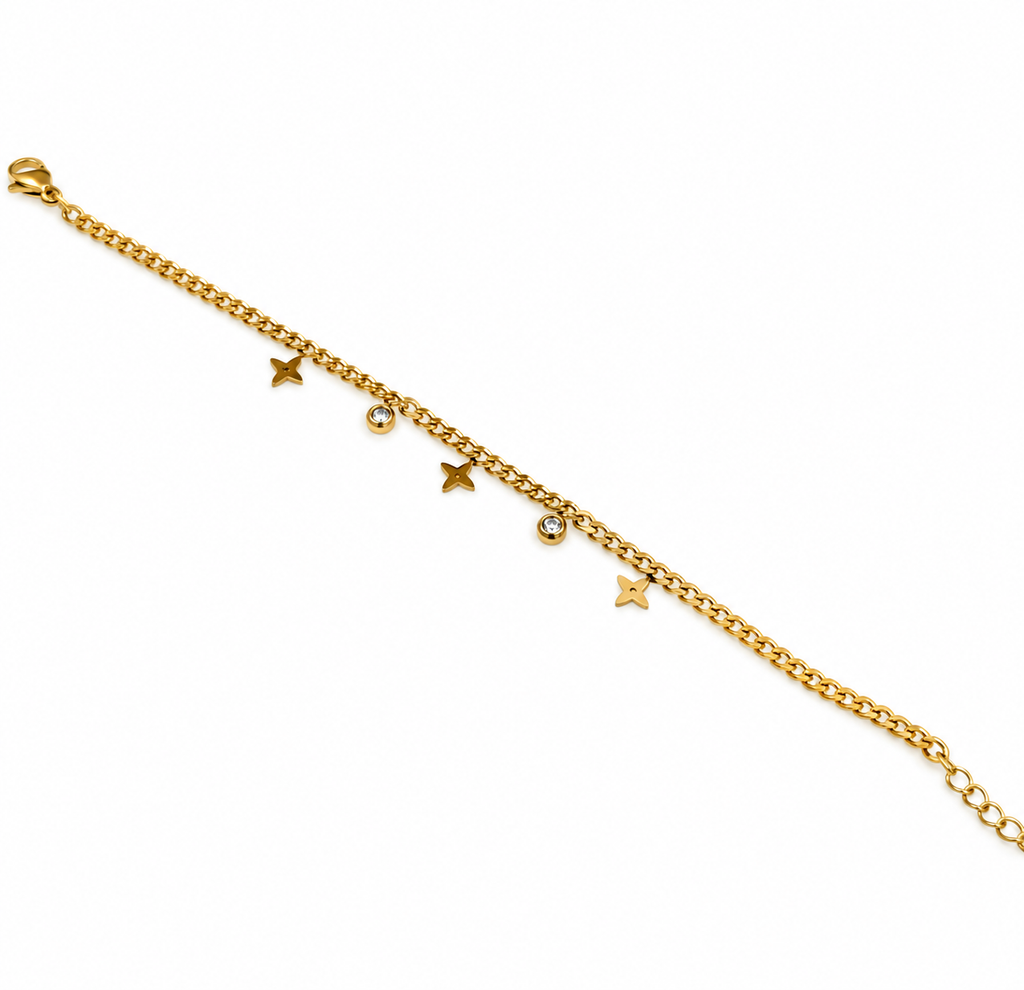 Clover Stone Bracelet