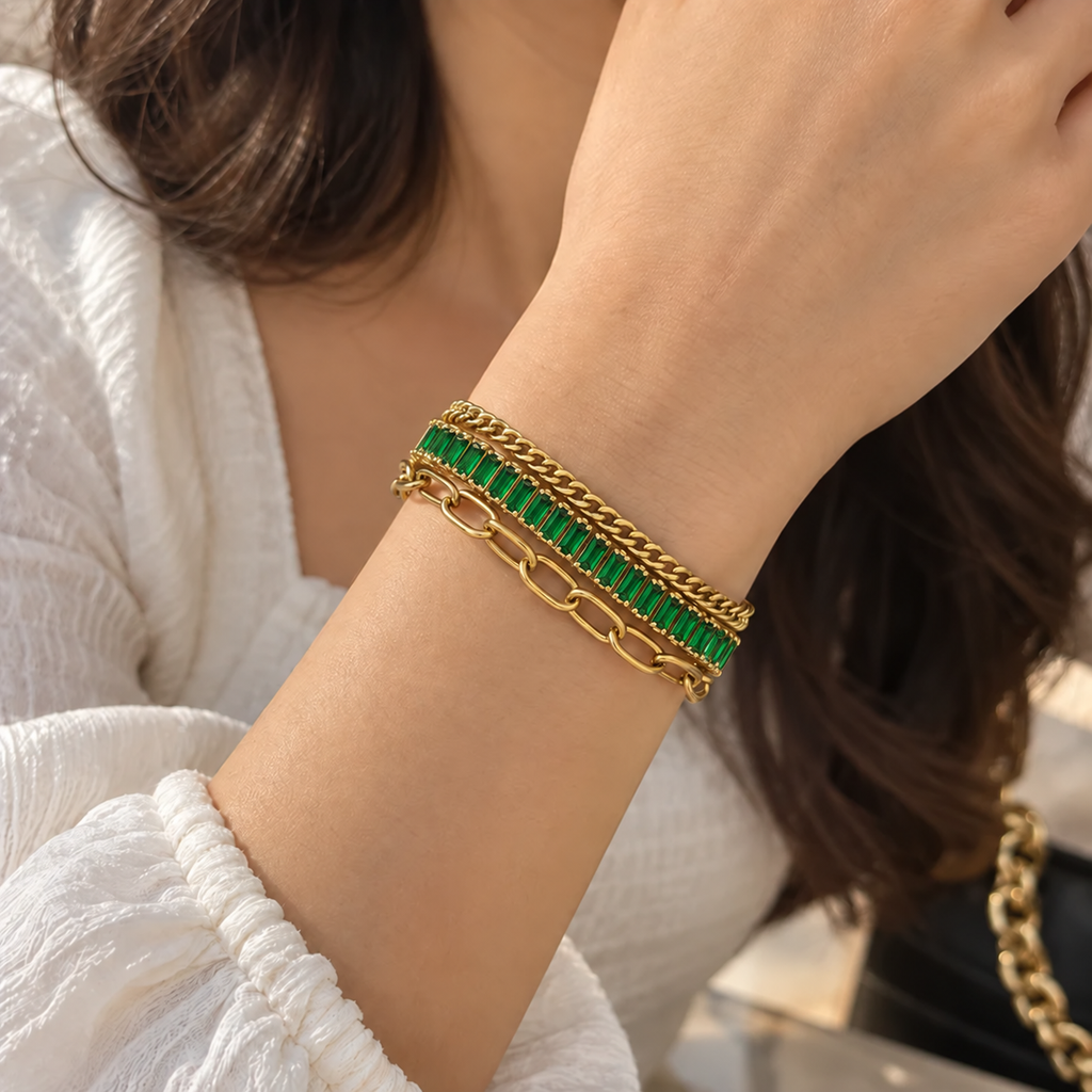 Crystal Armor Bracelet