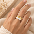 White Gold Drop Ring