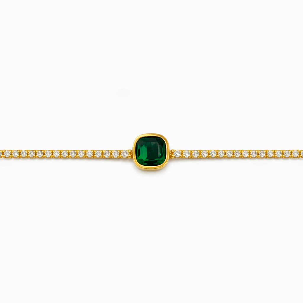 Imperial Emerald Tennis Bracelet