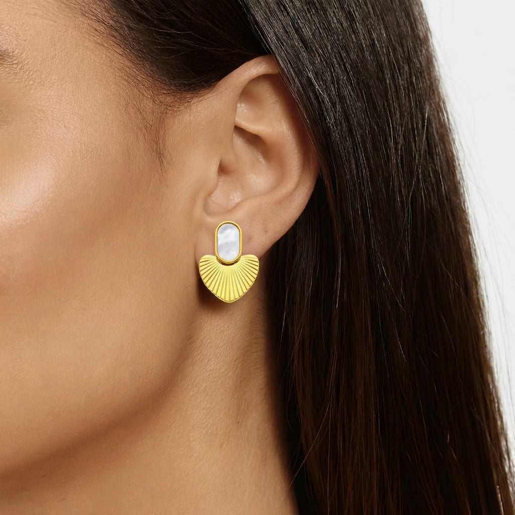 Leaf Drop Earrings