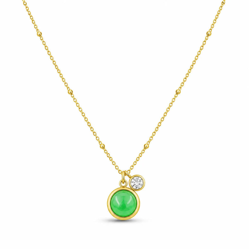 Minimalist gemstone Necklace