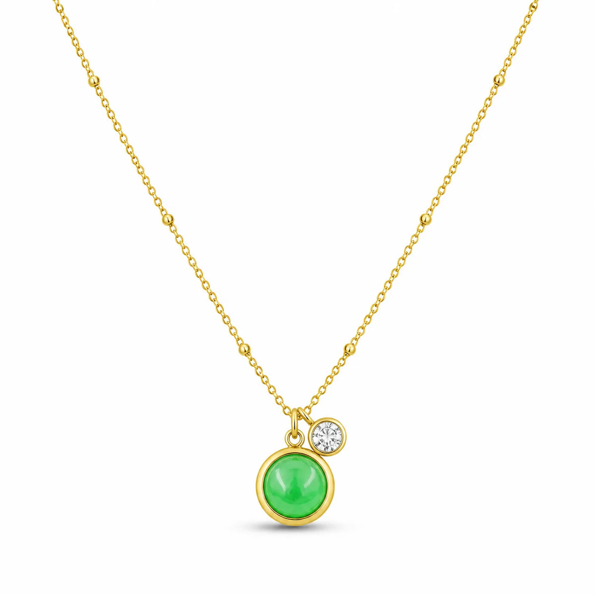 Minimalist gemstone Necklace