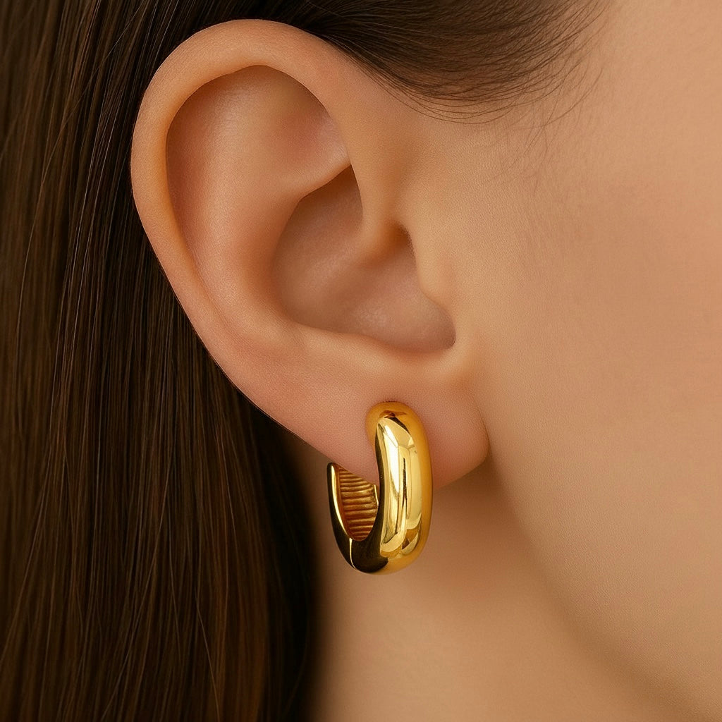 Power loop earrings