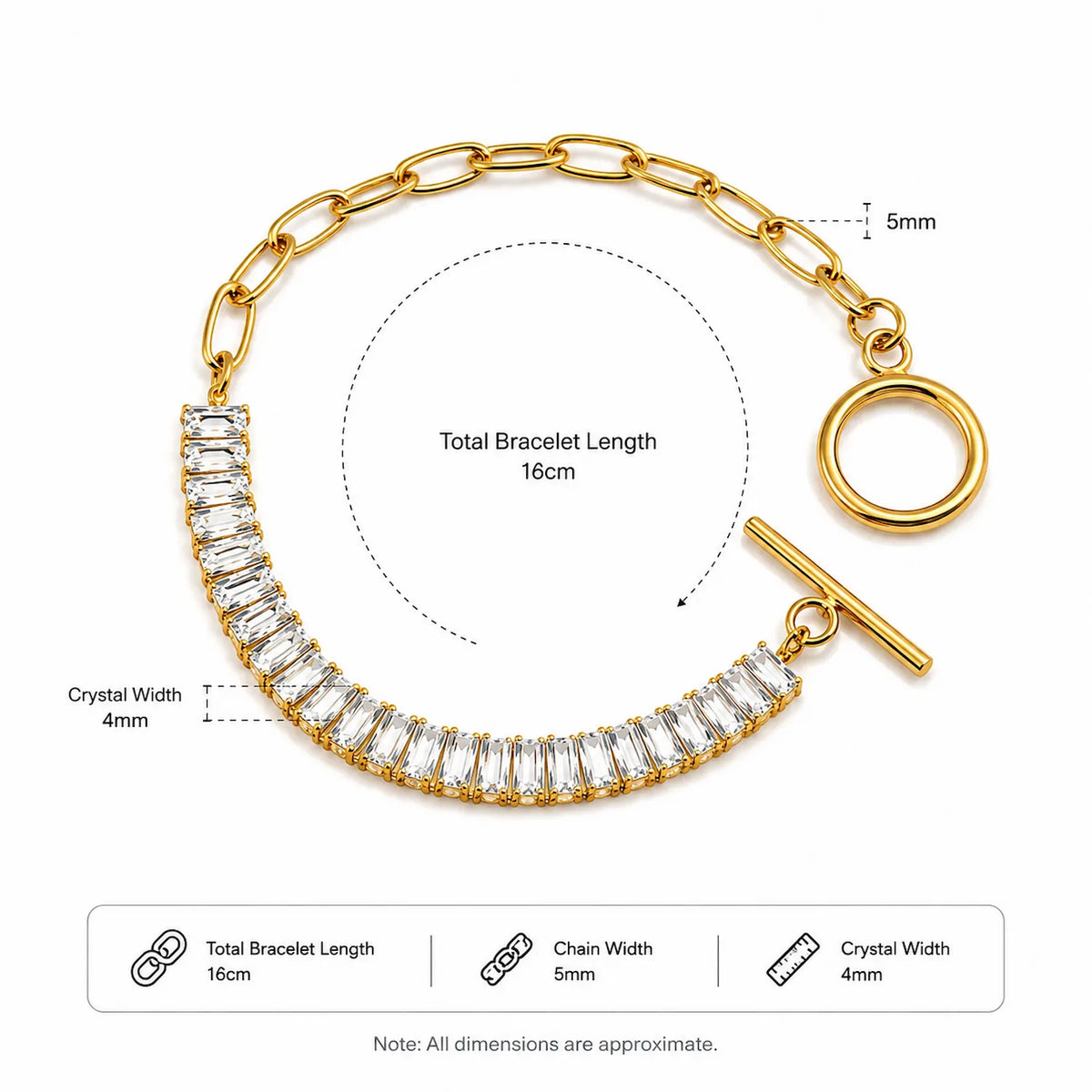 Tennis Link Bracelet