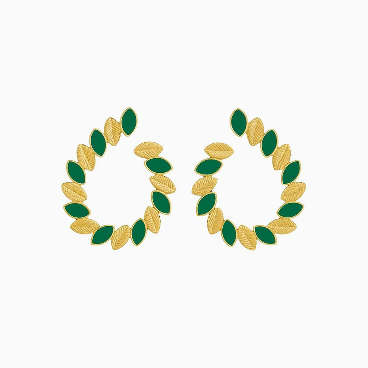 Emerald bloom Earrings