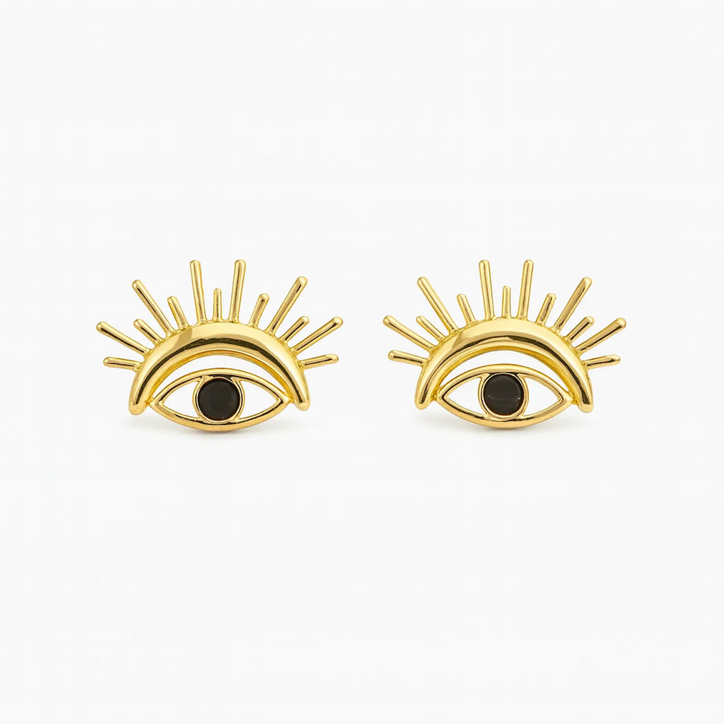 Evil eye stud Earrings