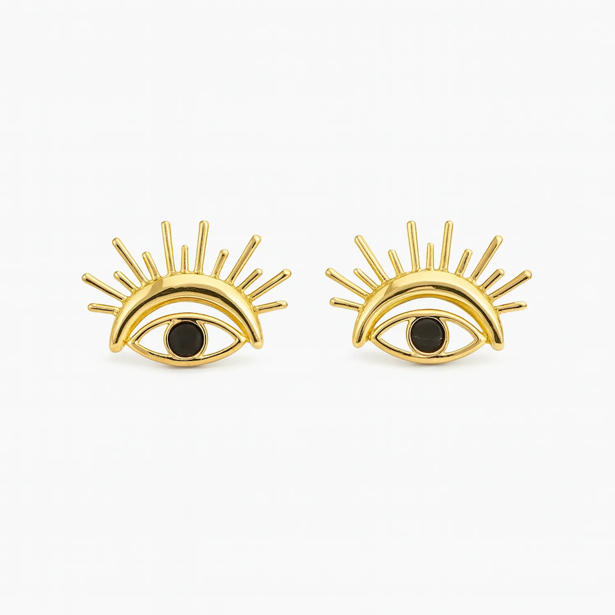 Evil eye stud Earrings