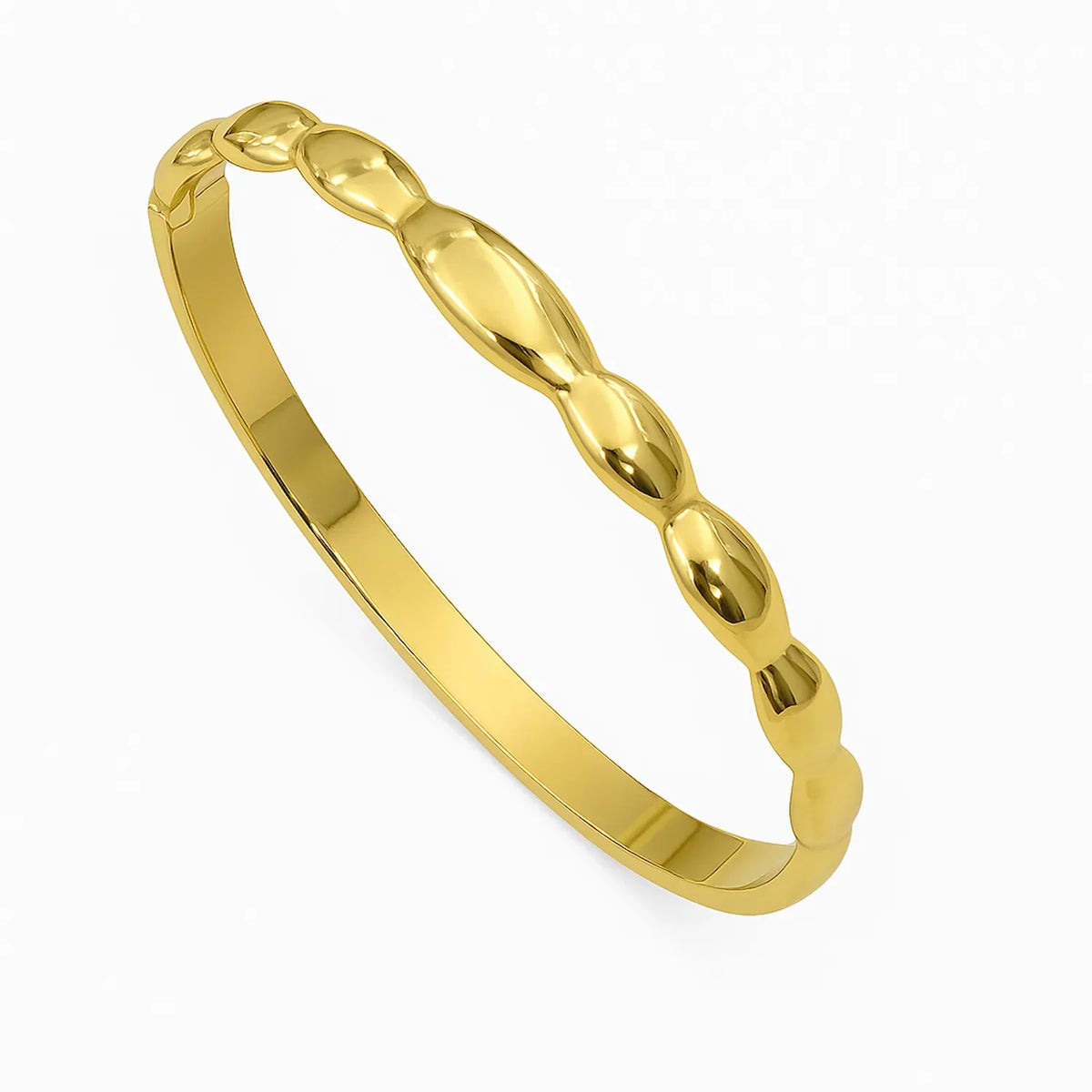 Gold Plated Oval Kada
