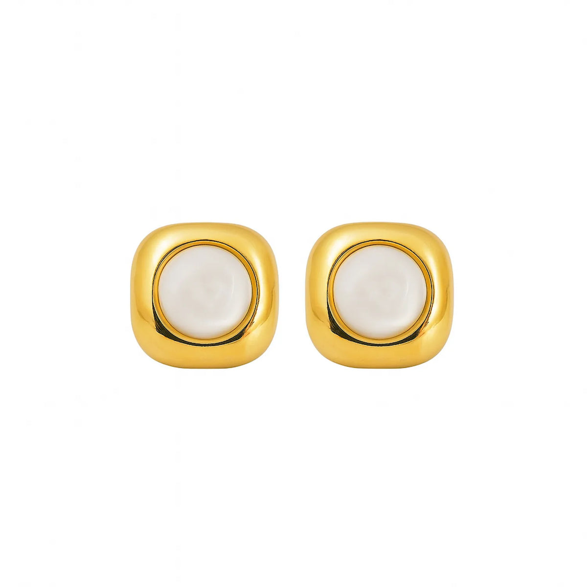 MOP Stone Earrings