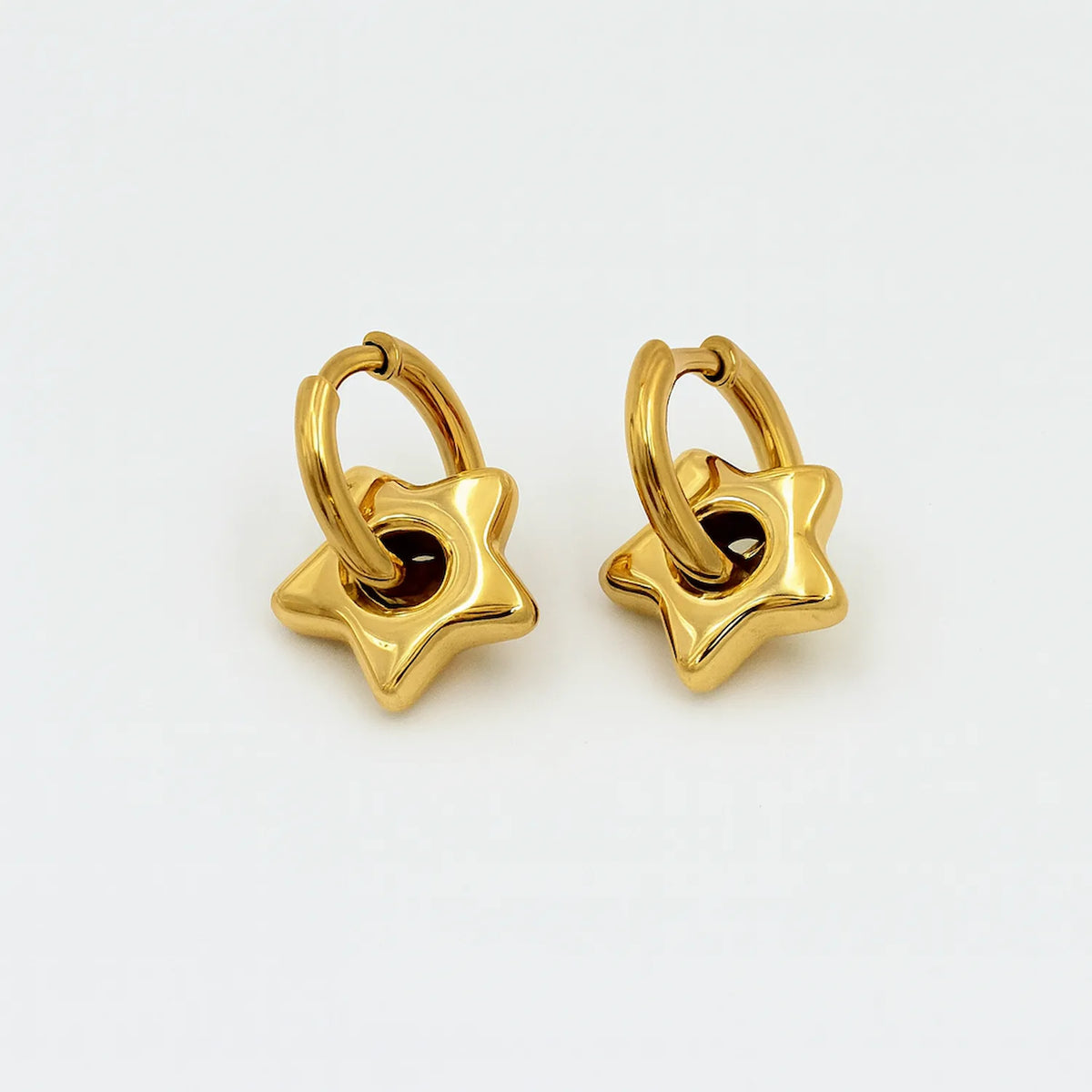 Twinkle Star Hoops