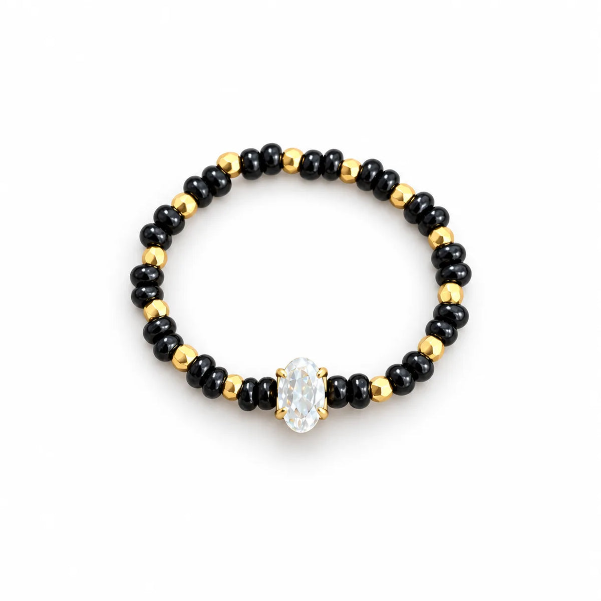 Mira Oval Solitaire Mangalsutra Ring