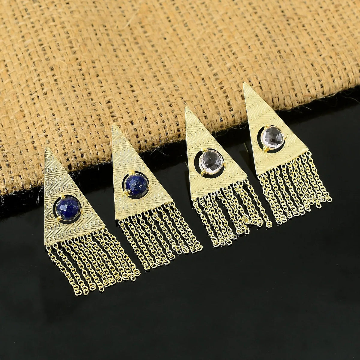 Triangle tassel Earrings