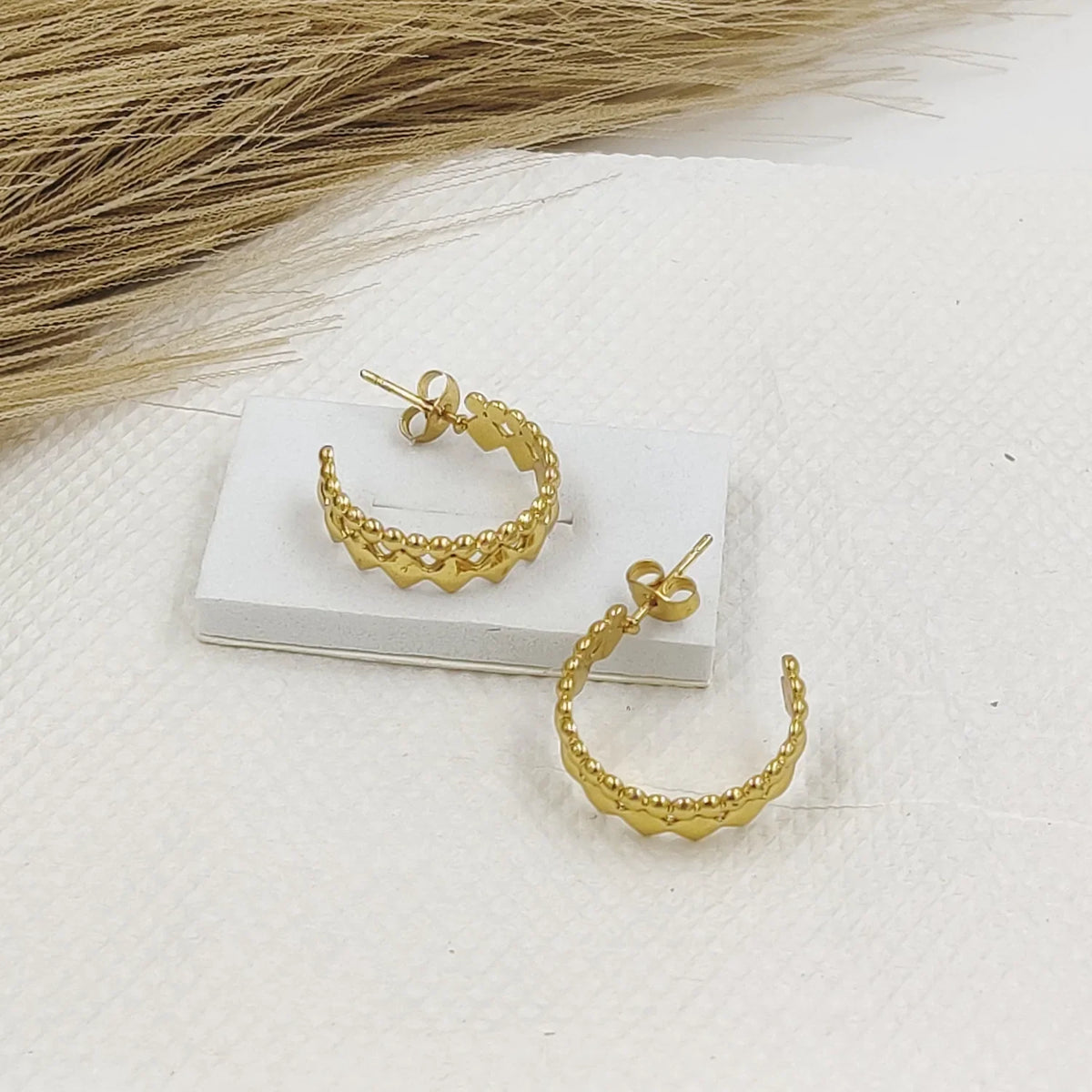 Detailed small hoops Earrings
