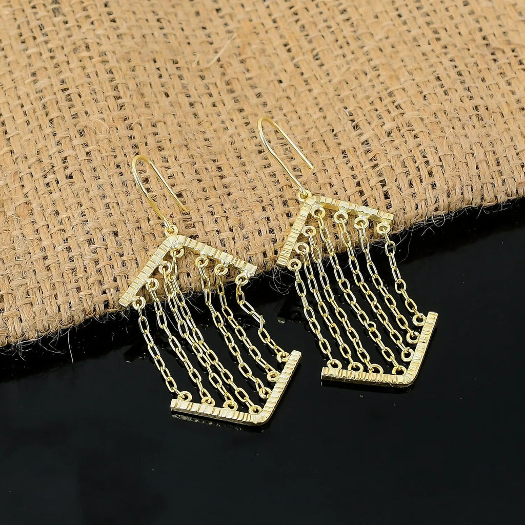 Dangling Tassel Earrings