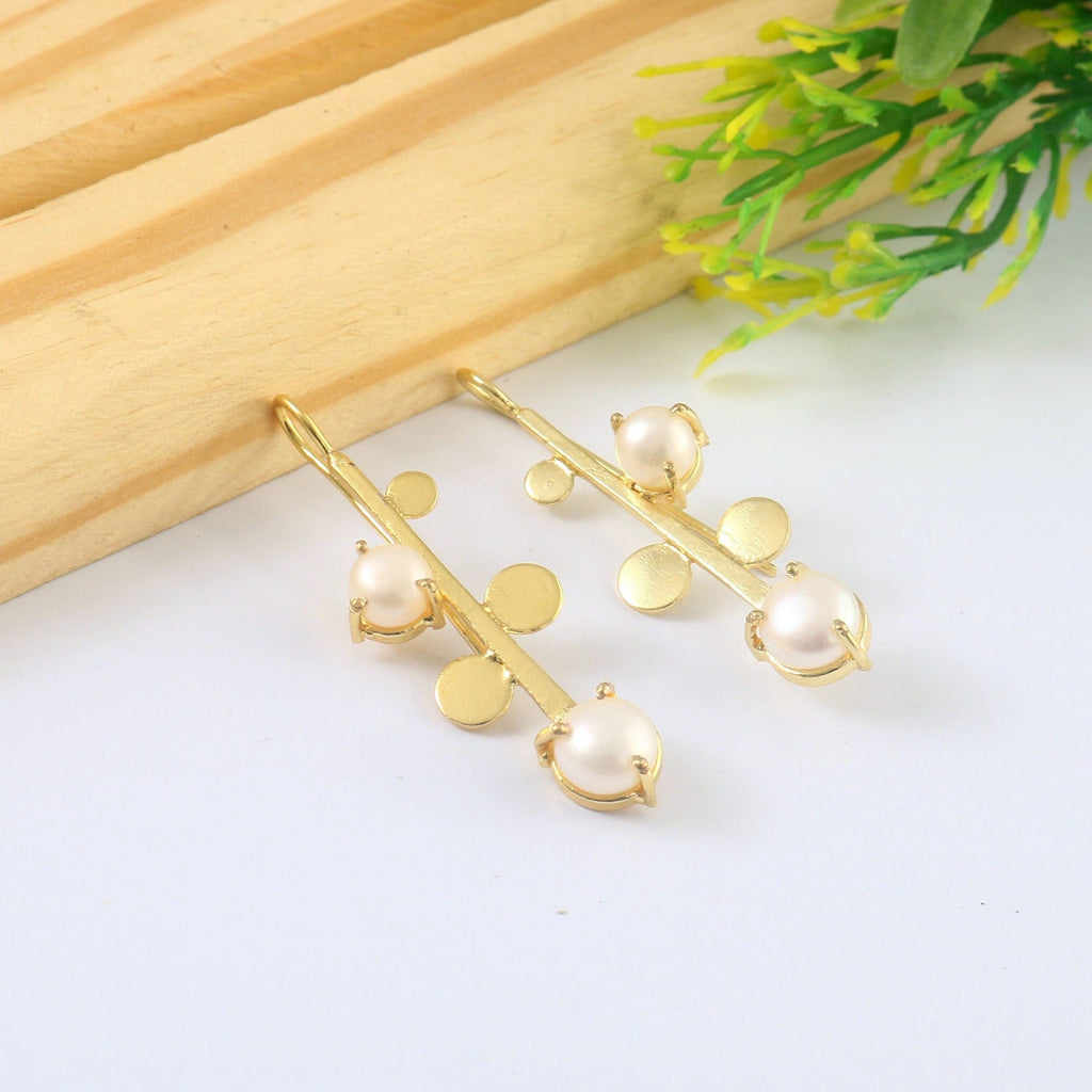 Pearl Hook Earrings