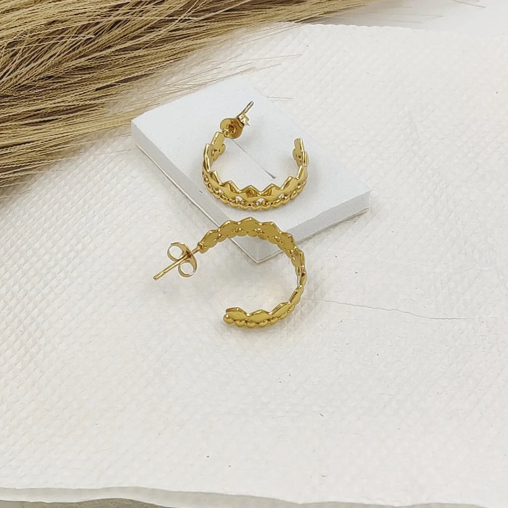 Detailed small hoops Earrings